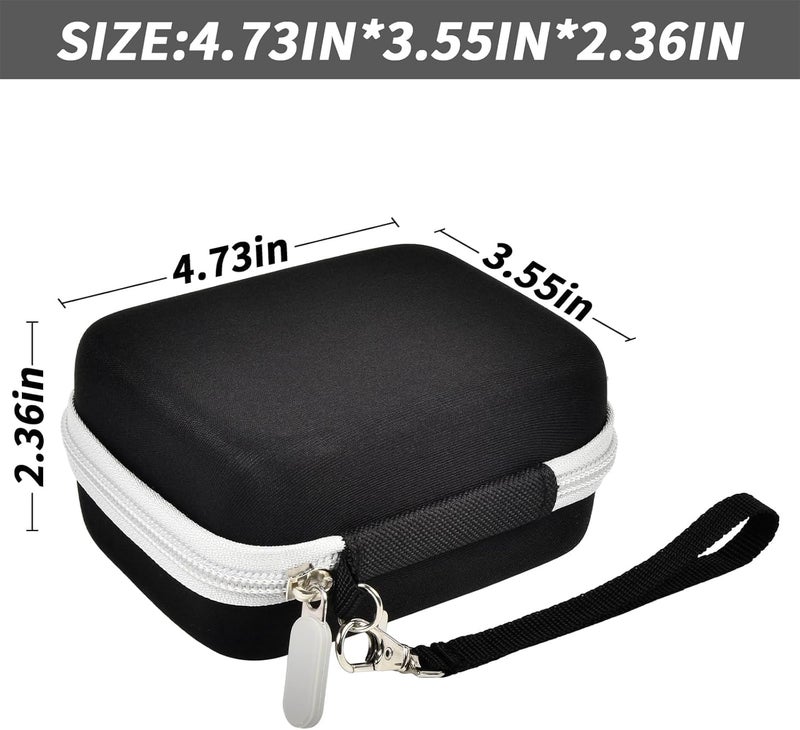 Grapsa Digital Camera Case for CAMKORY/for Kodak Pixpro/for VAHOIALD/for Sony DSCW800 830/ for Canon PowerShot 180 190. Vlogging Cameras Storage Holder for Accessories (Box Only)-Black - Image 5